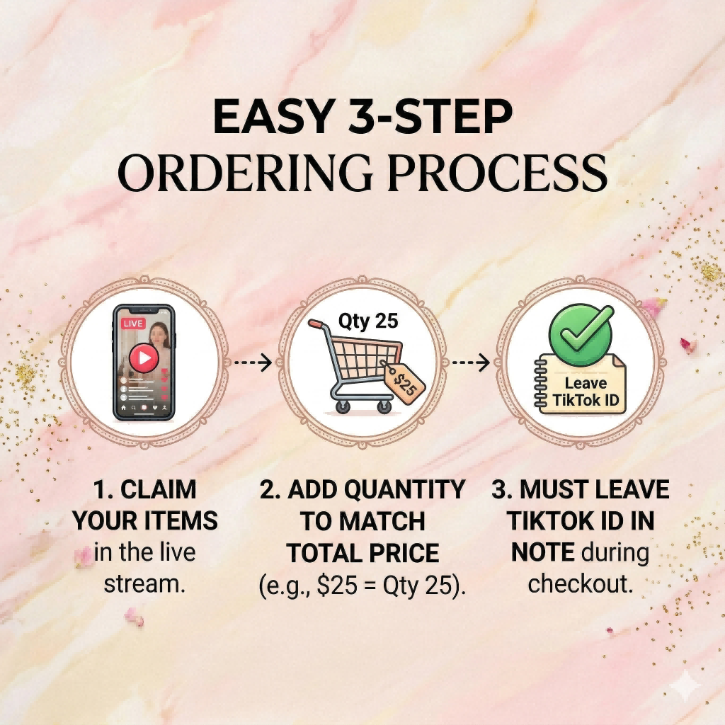 Live Stream Exclusive: Custom Order Confirmation