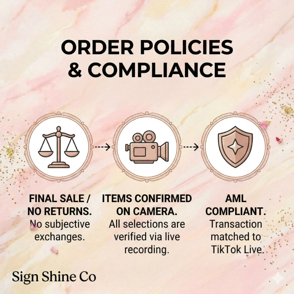 Live Stream Exclusive: Custom Order Confirmation