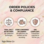 Live Stream Exclusive: Custom Order Confirmation